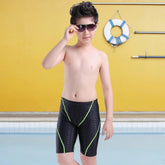 Swimming Jammers for Boys, Chlorine Resistant Tight Athletic Swimsuit for Pool Training, Male Swim Shorts,Quick Dry Swim Trunks